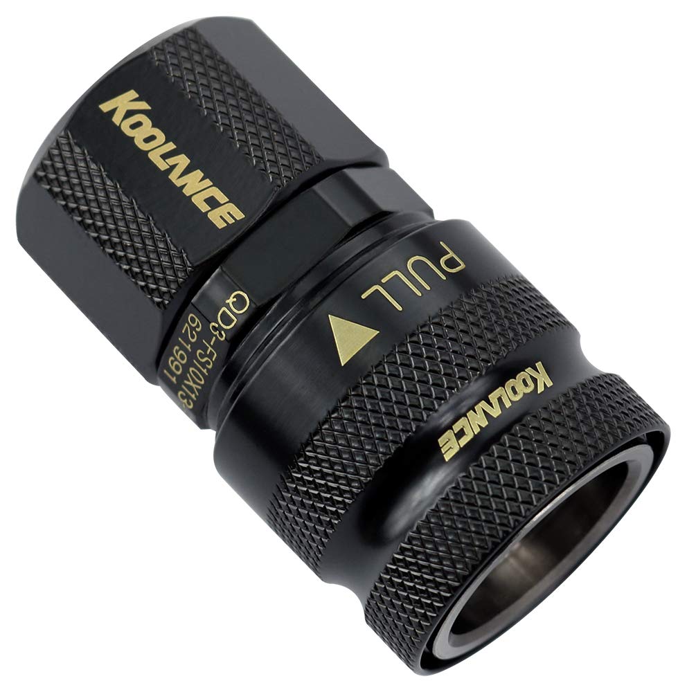 クイックリリース KOOLANCE QD3-MS10X13 QD3-FSG4 Amazon.com: Koolance QD3-FS10X13-BK QD3 Female Quick Disconnect No